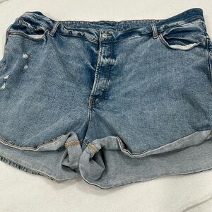 Old Navy blue Jean shorts plus size 28